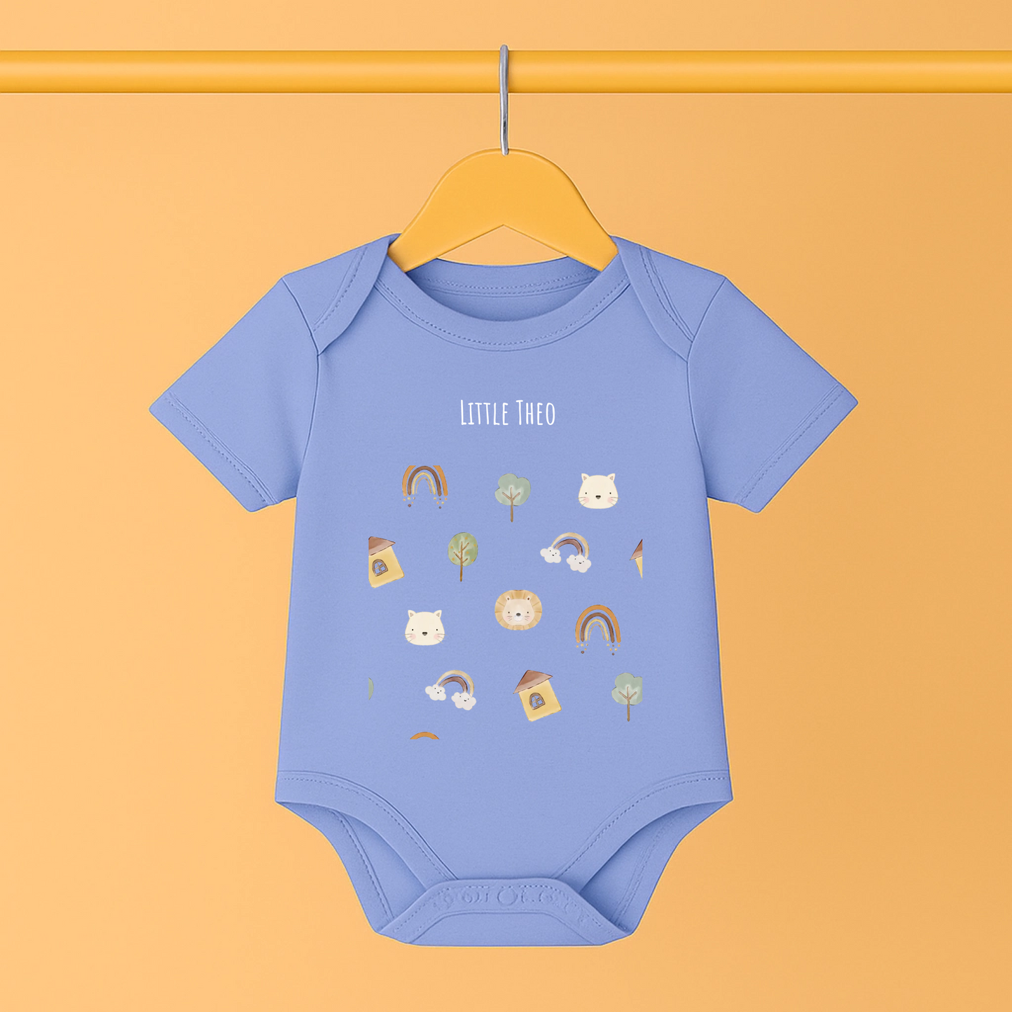 "Little One" - Personalisierter Baby-Body mit Spruch - 100% Bio-Baumwolle