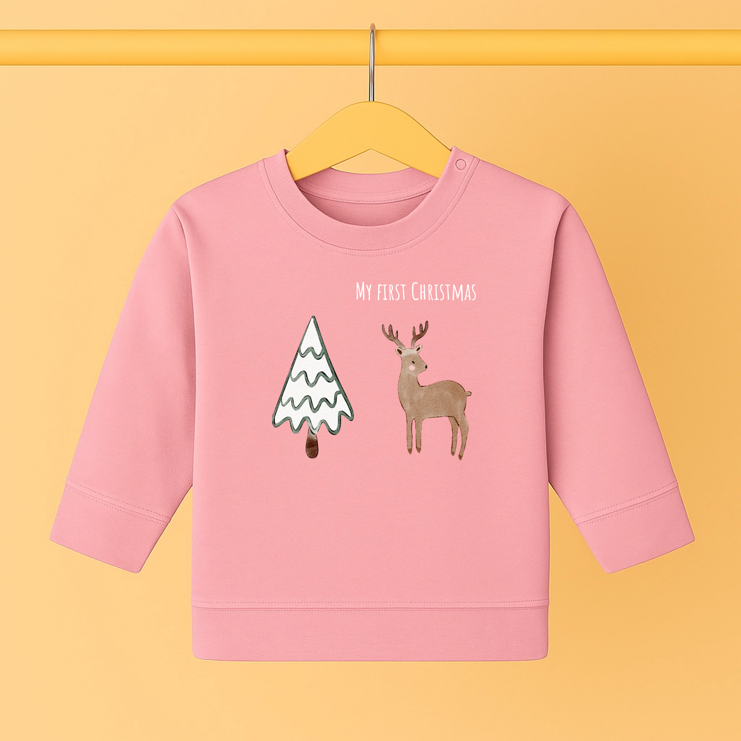 Winterzeit - Personalisierter Pullover mit Weihnachtsmotiven