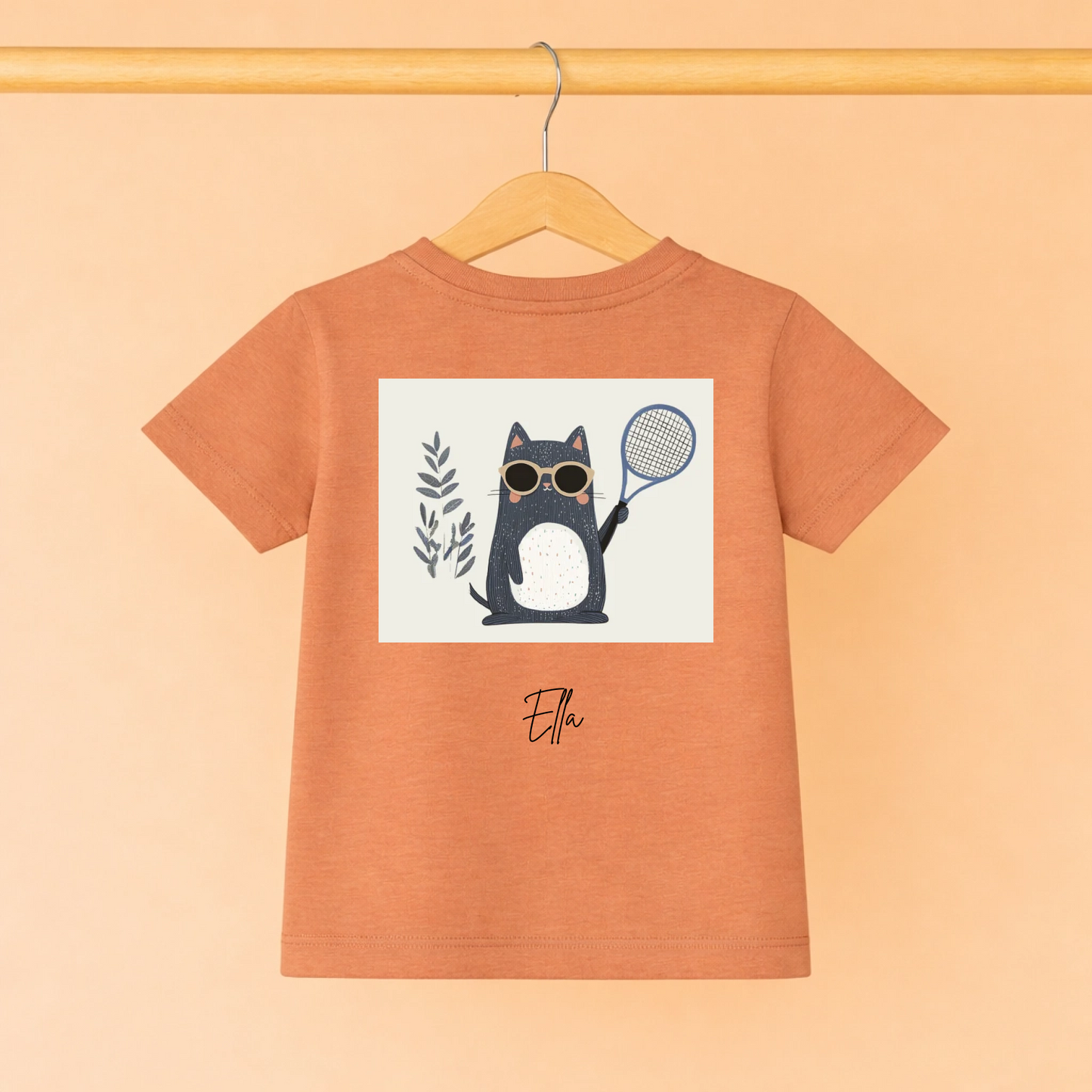 Rückenmotiv - personalisiertes T-Shirt mit Namen