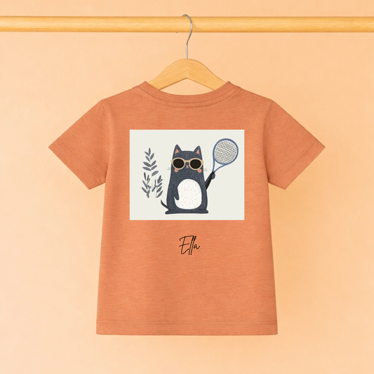 Rückenmotiv - personalisiertes T-Shirt mit Namen