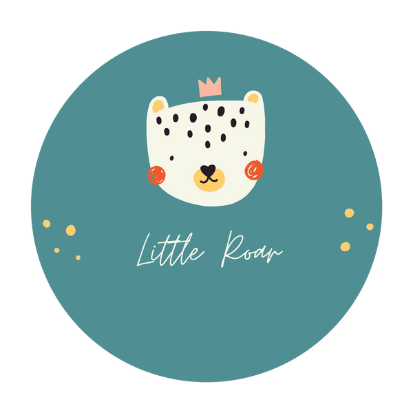 Little Roar rundes Logo mit dunklerem gruenem Kreis